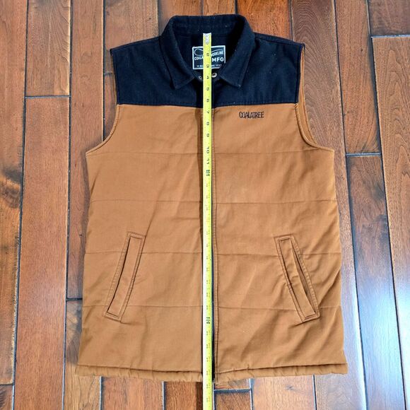 COALATREE Workline MFG 10 Gauge Work Vest Mens L Burnt Orange Wool Blend Liner - Picture 4 of 10